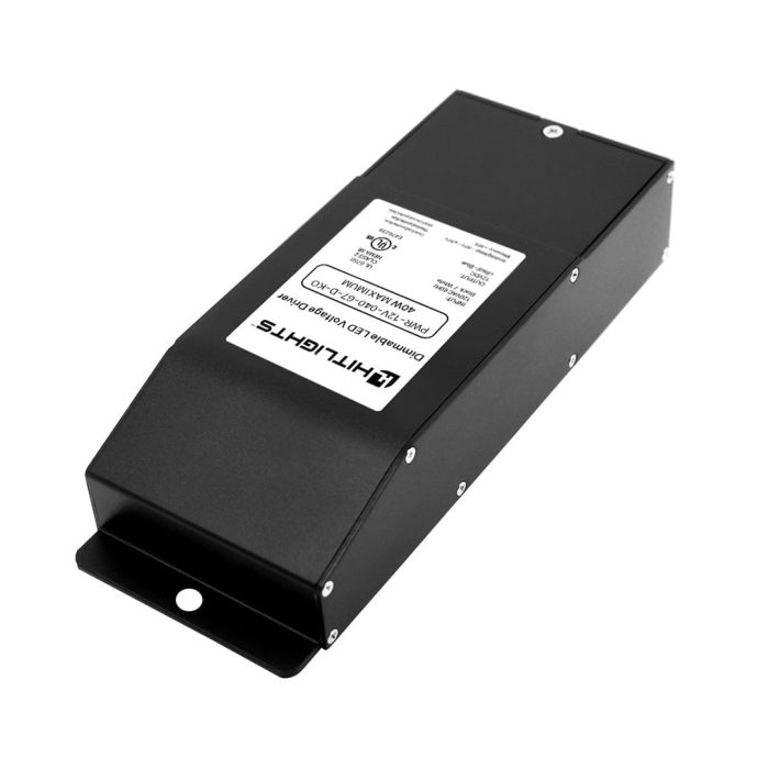 40 watt ek series dimmable driver knockout version waterproof electronic ul listed 12 volt pwr 12v 040 67 d ko hitlights 40933141610736