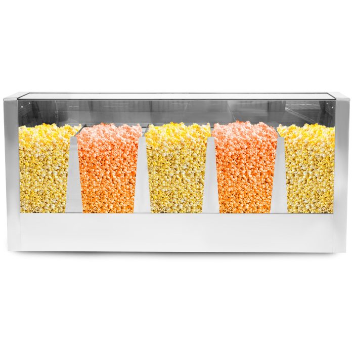 HX8648 Counter Display Popcorn Warmer 5Comp Listing 02