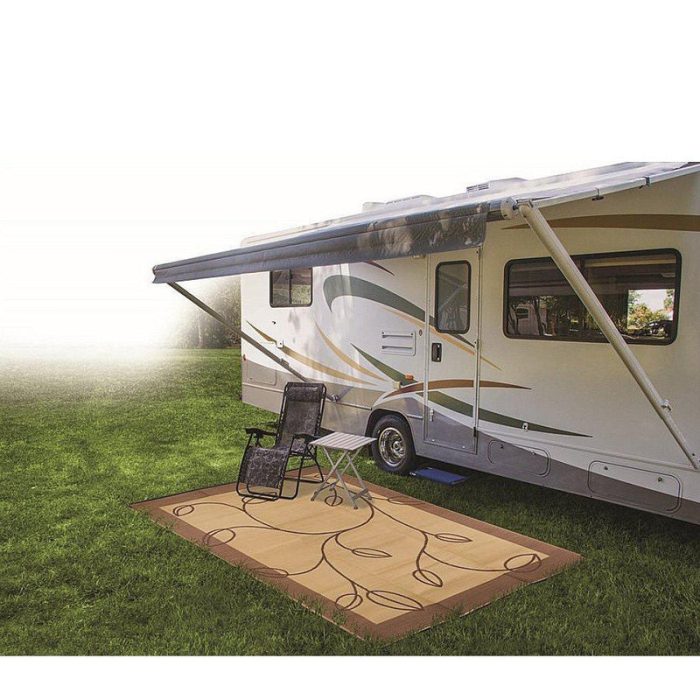 tapis camco maron beige 1